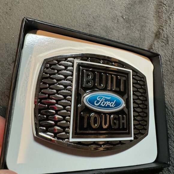 Ford Belt Buckle Built Tough Spec Cast Authentic Officially Licensed Collectible - Picture 3 of 13